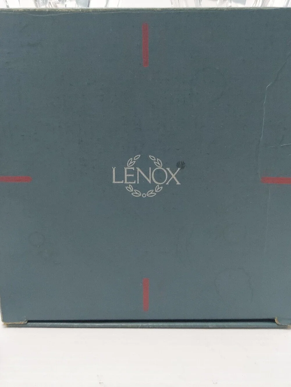 Lenox Clear Crystal Old Fashion Whiskey Glasses with Gold Rim (Set of 4)
